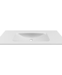 Lavoar incastrat Karag Anim 120,5x46,5 cm Alb Lucios