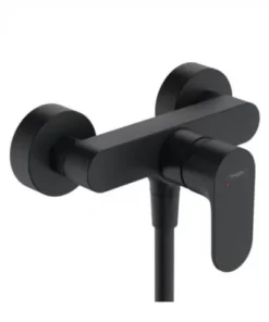 Baterie dus Hansgrohe Rebris S negru mat monocomanda