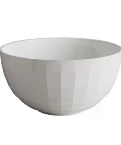 Lavoar pe blat Marmite Lima alb mat 42 cm