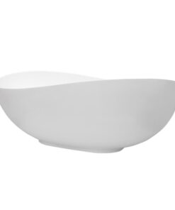 Cada baie freestanding Besco Siya, 172x100 cm, alb mat