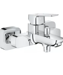Baterie cada si dus Grohe Cubeo monocomanda crom lucios