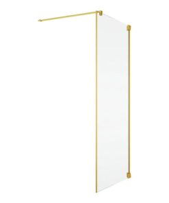 Perete lateral fix 80x200 cm Sanswiss Cadura auriu lucios