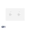 Modul Intrerupator Dublu WIFI cu Touch LIVOLO, standard italian – Serie Noua, Alb
