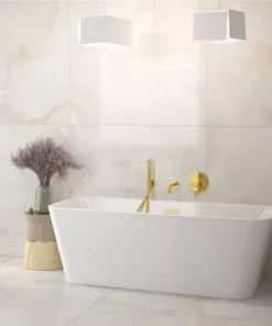 Cada freestanding Besco Varya alb 150x75 cm