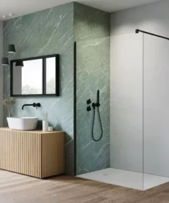 Cabina dus Walk-In Radaway NES II 90x200 cm negru mat