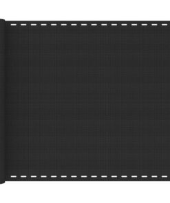 vidaXL Prelată pentru balcon din HDPE 75 x 400 cm antracit