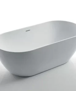 Cada freestanding Kreiner Marbella 169x80 cm alb