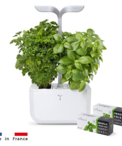 Véritable Exky CLASSIC - alb + 2 umpluturi cu ierburi - Ghiveci de flori automat