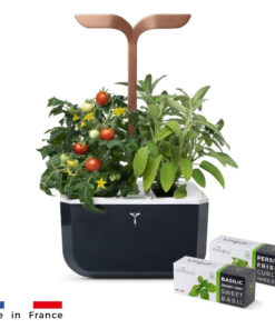 Véritable Exky SMART - negru + 2 rezerve de plante - Ghiveci de flori automat