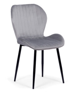 RESIGILAT - Scaune living din catifea BUC 248U gri