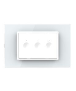 Alternative view of Intrerupator Triplu Wi-Fi cu Touch LIVOLO, standard italian – Serie Noua, Alb