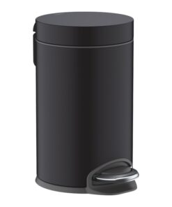 Cos de gunoi cu pedala Hansgrohe AddStoris 3L, negru mat - 41775670