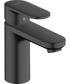 Baterie lavoar Hansgrohe Vernis Blend 100, ventil pop-up, negru mat - 71551670
