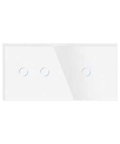 Alternative view of Intrerupator Dublu + Simplu cu Touch din Sticla LUXION